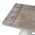 Sedona Rustic Distressed Wood Cocktail Table Set - White & Gravel