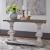 Sedona Rustic Distressed Wood Cocktail Table Set - White & Gravel