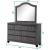 Hazel Fabric/Wood Panel Bedroom Set
