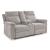 Barnsana Polyester Power Reclining Loveseat w/Console
