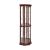 Appledale 6-shelf Wood Veneer/Glass Corner Curio Cabinet