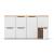 Choice Office Single Row Locker w/2 Small & 1 Big Lockable Doors, Mail Slots, Electronic Hidden RFID Lock