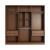 Eldridge 4-Drawer He/She Freestanding Armoire 