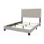 Boyd Fabric Upholstered Bed w/Nailhead Trim, Twin Size