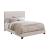 Boyd Fabric Upholstered Bed w/Nailhead Trim, Queen Size