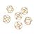 Gold Orbs (Set of 6)