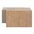 Corso Irregular Faux Concrete/Wood Cocktail Table
