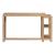 Corso Irregular Wood Console Table