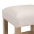 Corso Polyester/Wood Console Stool