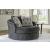 Biddeford Polyester Oversized Swivel Accent Chair