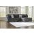 Biddeford 2-Piece Polyester L-Shaped Sectional w/Right Arm Chaise Facing