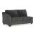 Biddeford 2-Piece Polyester L-Shaped Sectional w/Right Arm Chaise Facing