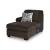 Kimlee 3-Piece Polyester U-Shaped Sectional Sofa w/Double Chaise