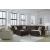 Kimlee 3-Piece Polyester U-Shaped Sectional Sofa w/Left Arm Chaise Facing