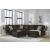 Kimlee 3-Piece Polyester U-Shaped Sectional Sofa w/Double Chaise