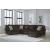 Kimlee 3-Piece Polyester U-Shaped Sectional Sofa w/Double Chaise