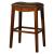 Elmo Bonded Leather Bar Stool, Cinnamon Legs