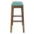 Elmo Bonded Leather Bar Stool, Cinnamon Legs