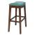 Elmo Bonded Leather Bar Stool, Cinnamon Legs