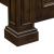Big Valley Rustic Wood Mansion Panel Bed | Brownstone Finish