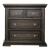 Big Valley Wood Bedside Chest w/Charging Station & 3 Drawers