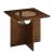 Akita Glass/Wood Veneer End Table