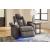 Fyne-Dyme Polyester/PU Power Reclining Living Room Set w/Ambient Blue LED Lighting