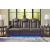 Fyne-Dyme Polyester/PU Power Reclining Sofa w/Ambient Blue LED Lighting