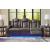 Fyne-Dyme Polyester/PU Power Reclining Sofa w/Ambient Blue LED Lighting