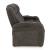 Fyne-Dyme Polyester/PU Power Reclining Sofa w/Ambient Blue LED Lighting