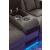 Fyne-Dyme Polyester/PU Power Reclining Living Room Set w/Ambient Blue LED Lighting