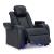 Fyne-Dyme Polyester/PU Power Reclining Chair w/Ambient Blue LED Lighting