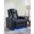 Fyne-Dyme Polyester/PU Power Reclining Chair w/Ambient Blue LED Lighting