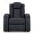 Fyne-Dyme Polyester/PU Power Reclining Chair w/Ambient Blue LED Lighting