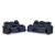Fyne-Dyme Polyester/PU Power Reclining Living Room Set w/Ambient Blue LED Lighting
