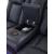 Fyne-Dyme Polyester/PU Power Reclining Loveseat w/Ambient Blue LED Lighting