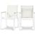 Nizuc Outdoor Patio Mesh Waterproof Fabric Dining Arm Chair with Aluminum Frame