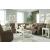 Partymate 2-Piece Faux Leather L-Shaped Reclining Sectional Sofa w/Console