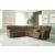 Partymate 2-Piece Faux Leather L-Shaped Reclining Sectional Sofa