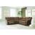 Partymate 2-Piece Faux Leather L-Shaped Reclining Sectional Sofa