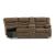 Partymate 2-Piece Faux Leather L-Shaped Reclining Sectional Sofa w/Console
