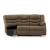 Partymate 2-Piece Faux Leather L-Shaped Reclining Sectional Sofa