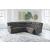 Partymate 2-Piece Faux Leather L-Shaped Reclining Sectional Sofa