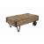 Modern Classics Rectangular Industral Cart Cocktail Table