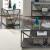 Arista Metal & Glass Cocktail Table Set with Casters