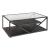 Arista Metal & Glass Cocktail Table Set with Casters