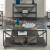 Arista Rectangular Metal/Glass Top Cocktail Table w/Casters