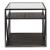 Arista Metal & Glass Cocktail Table Set with Casters