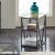 Arista Metal & Glass Cocktail Table Set with Casters