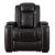 Party Time Leatherette Power Recliner w/Headrest
